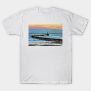 Roker Pier and Lighthouse Sunderland T-Shirt